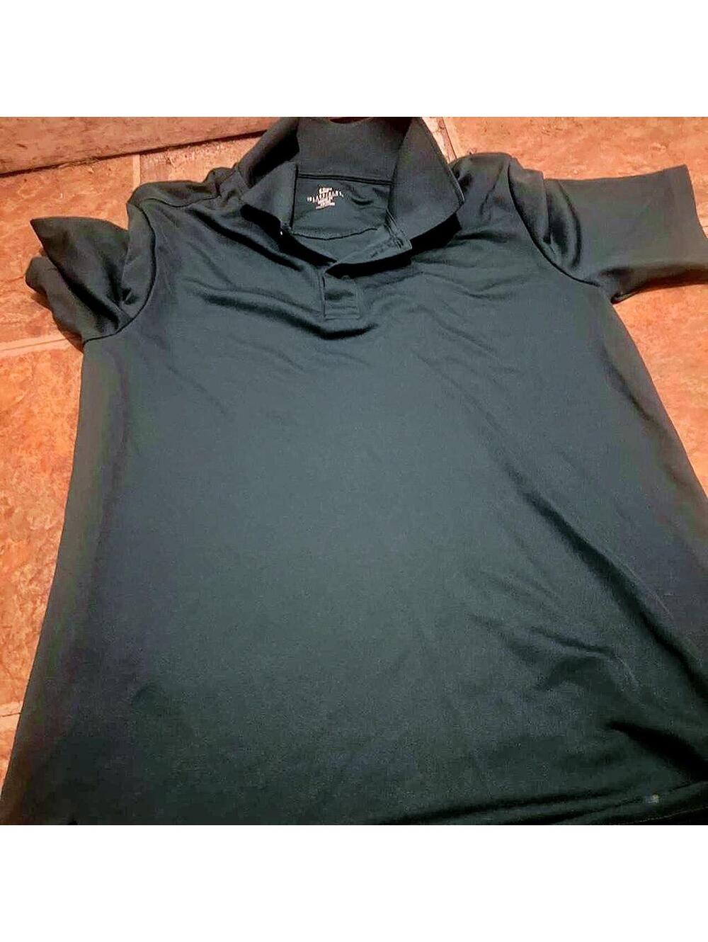 Kid's Black and Green Polo-shirt